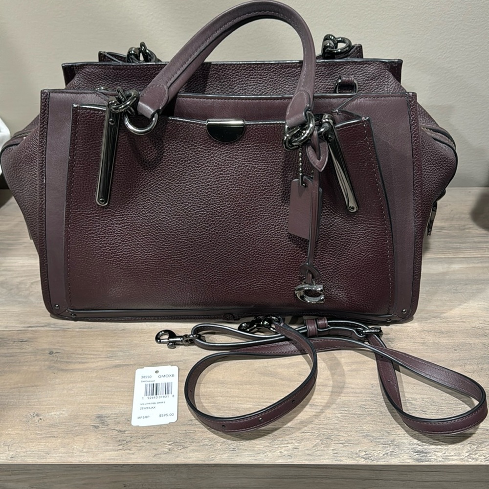 Coach Oxblood Dreamer satchel